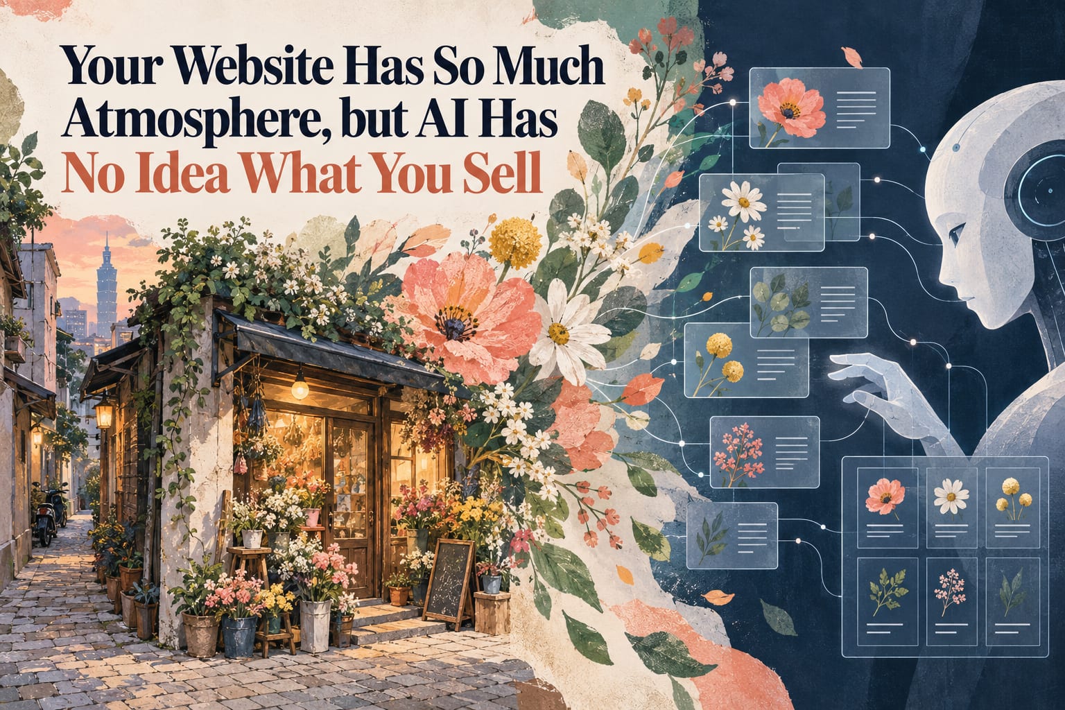 Your Website Has So Much Atmosphere, but AI Has No Idea What You Sell