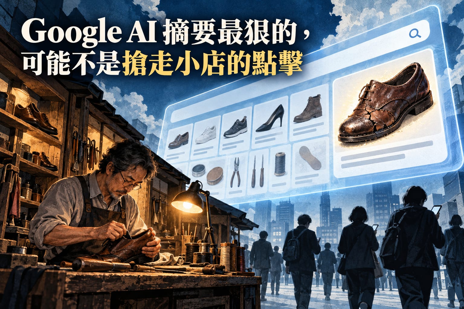 Google AI 摘要最狠的,可能不是搶走小店的點擊