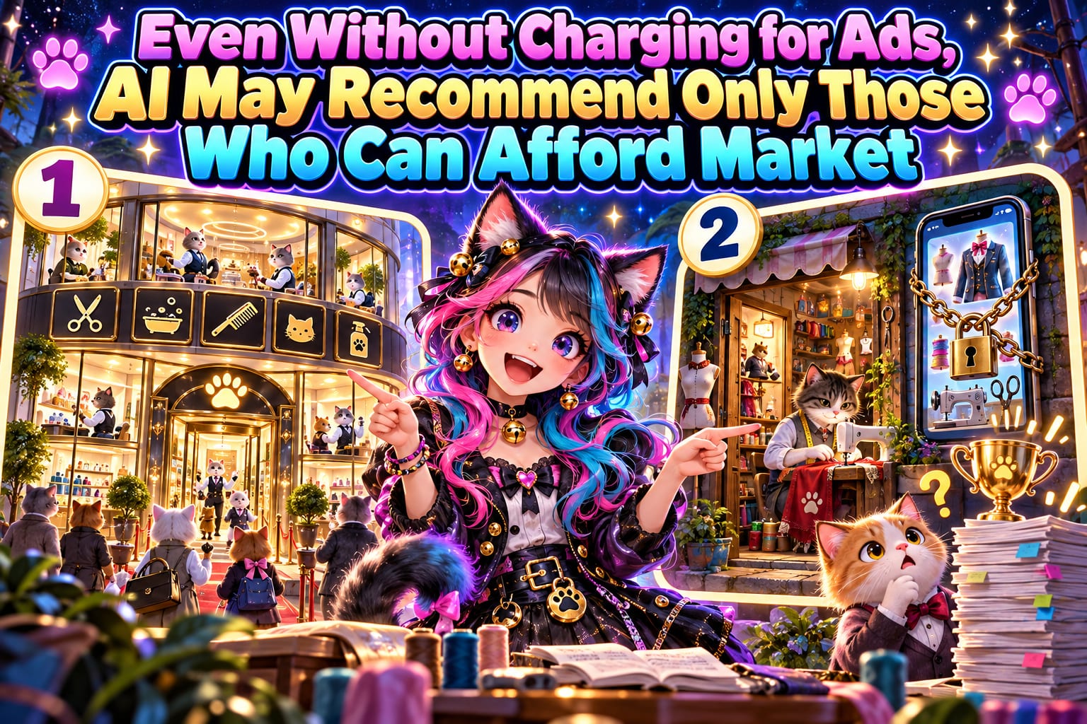 Even Without Charging for Ads, AI May Recommend Only Those Who Can Afford Marketing
