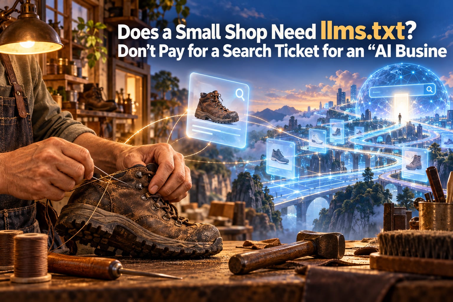 Does a Small Shop Need llms.txt? Don’t Pay for a Search Ticket for an “AI Business Card” Just Yet