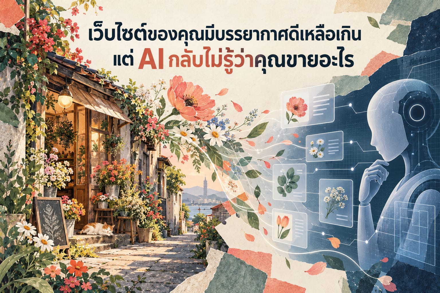 เว็บไซต์ของคุณมีบรรยากาศดีเหลือเกิน แต่ AI กลับไม่รู้ว่าคุณขายอะไร