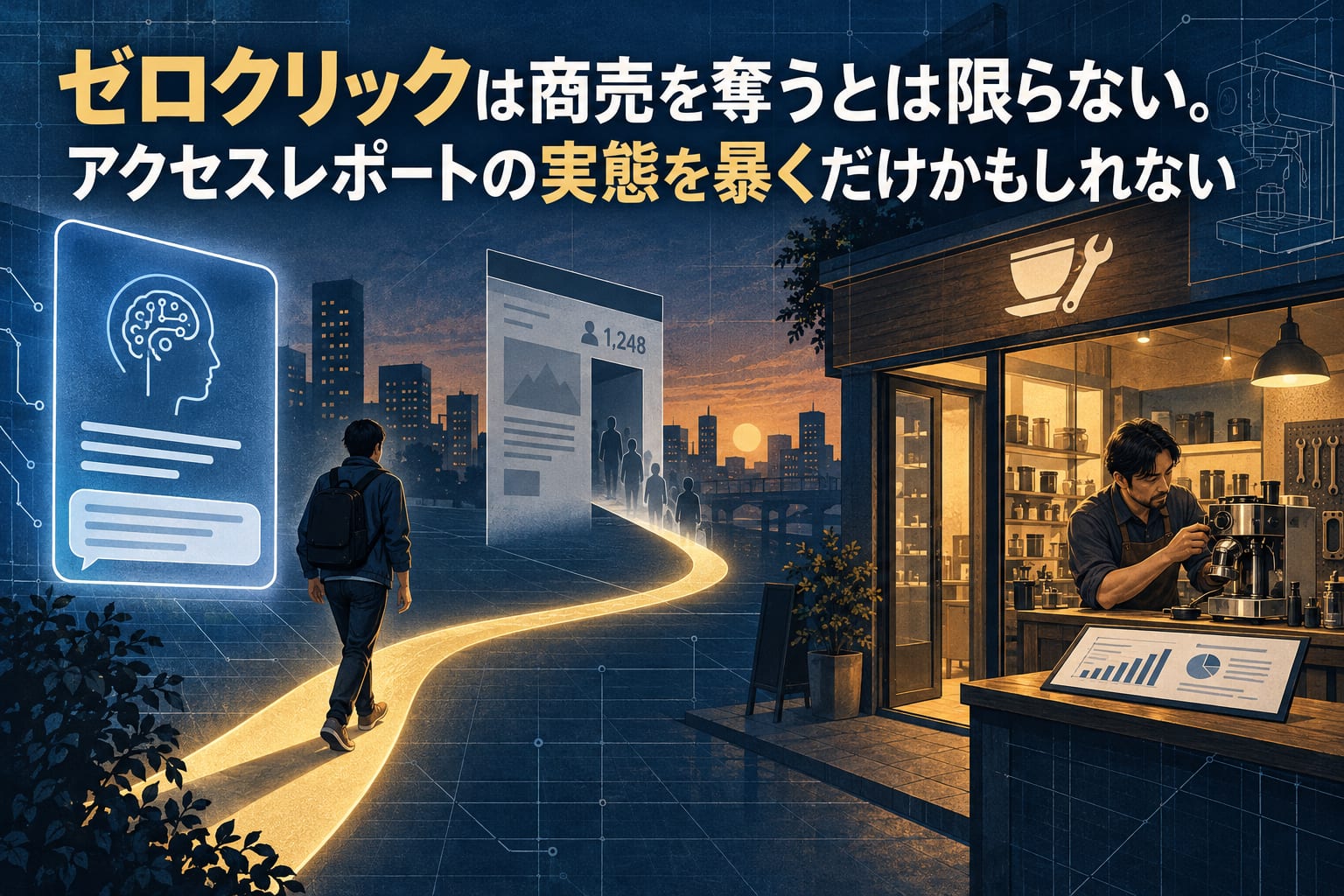 ゼロクリックは商売を奪うとは限らない。アクセスレポートの実態を暴くだけかもしれない