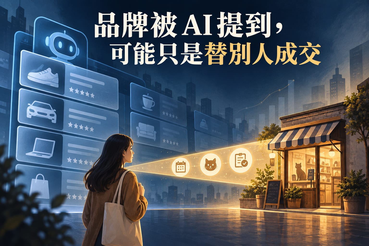 品牌被 AI 提到,可能只是替別人成交