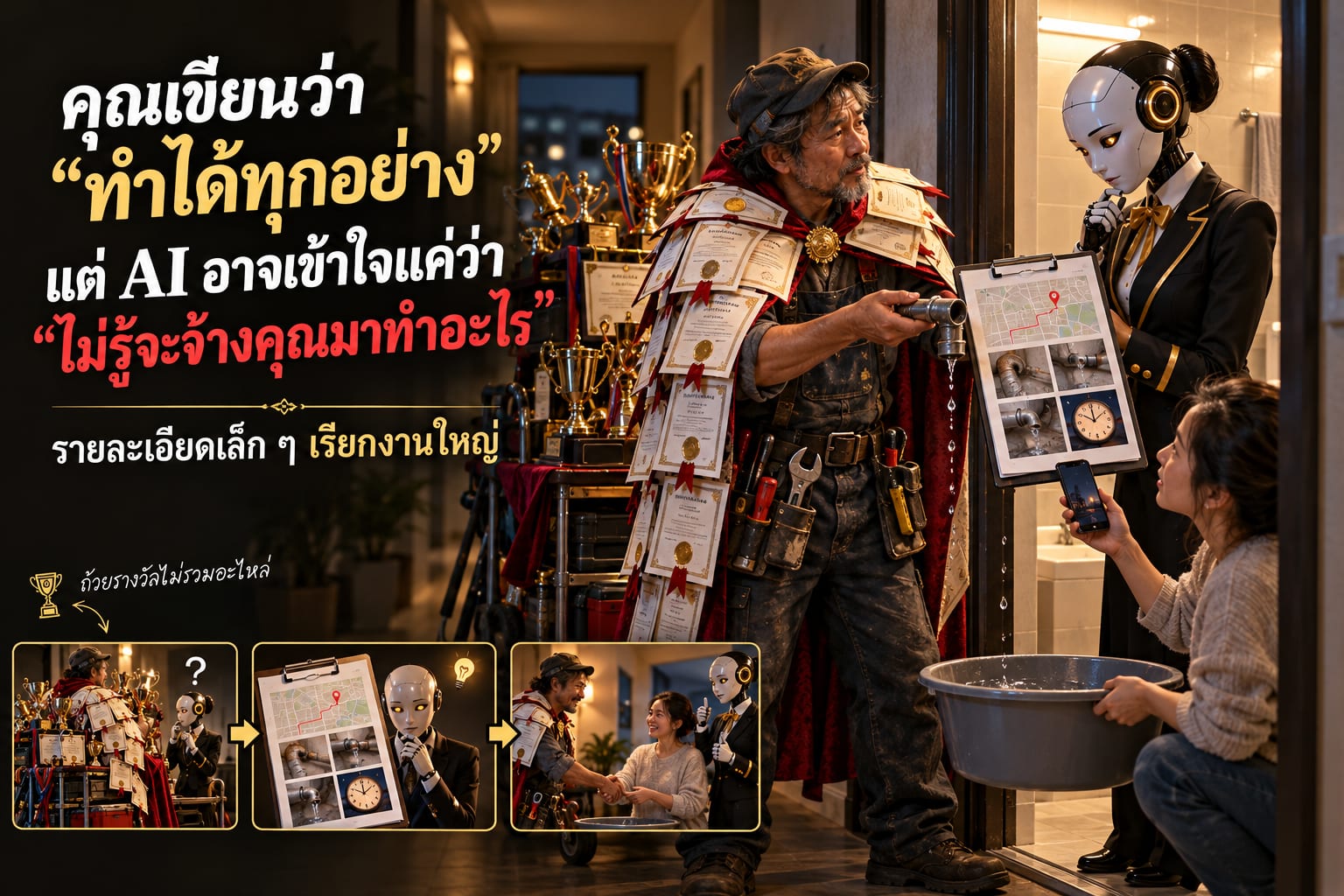 คุณเขียนว่า “ทำได้ทุกอย่าง” แต่ AI อาจเข้าใจแค่ว่า “ไม่รู้จะจ้างคุณมาทำอะไร”