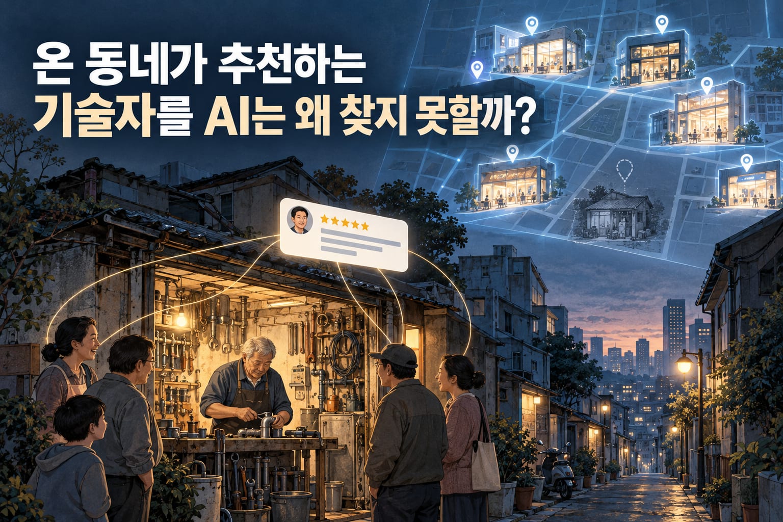 온 동네가 추천하는 기술자를 AI는 왜 찾지 못할까?