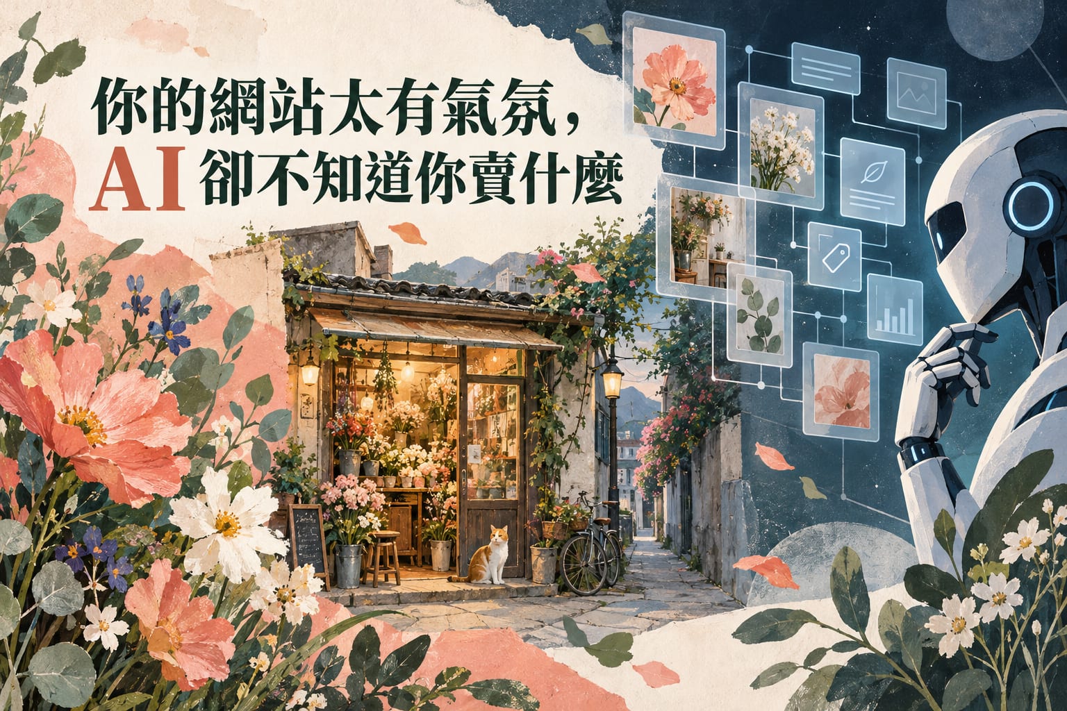 你的網站太有氣氛,AI 卻不知道你賣什麼