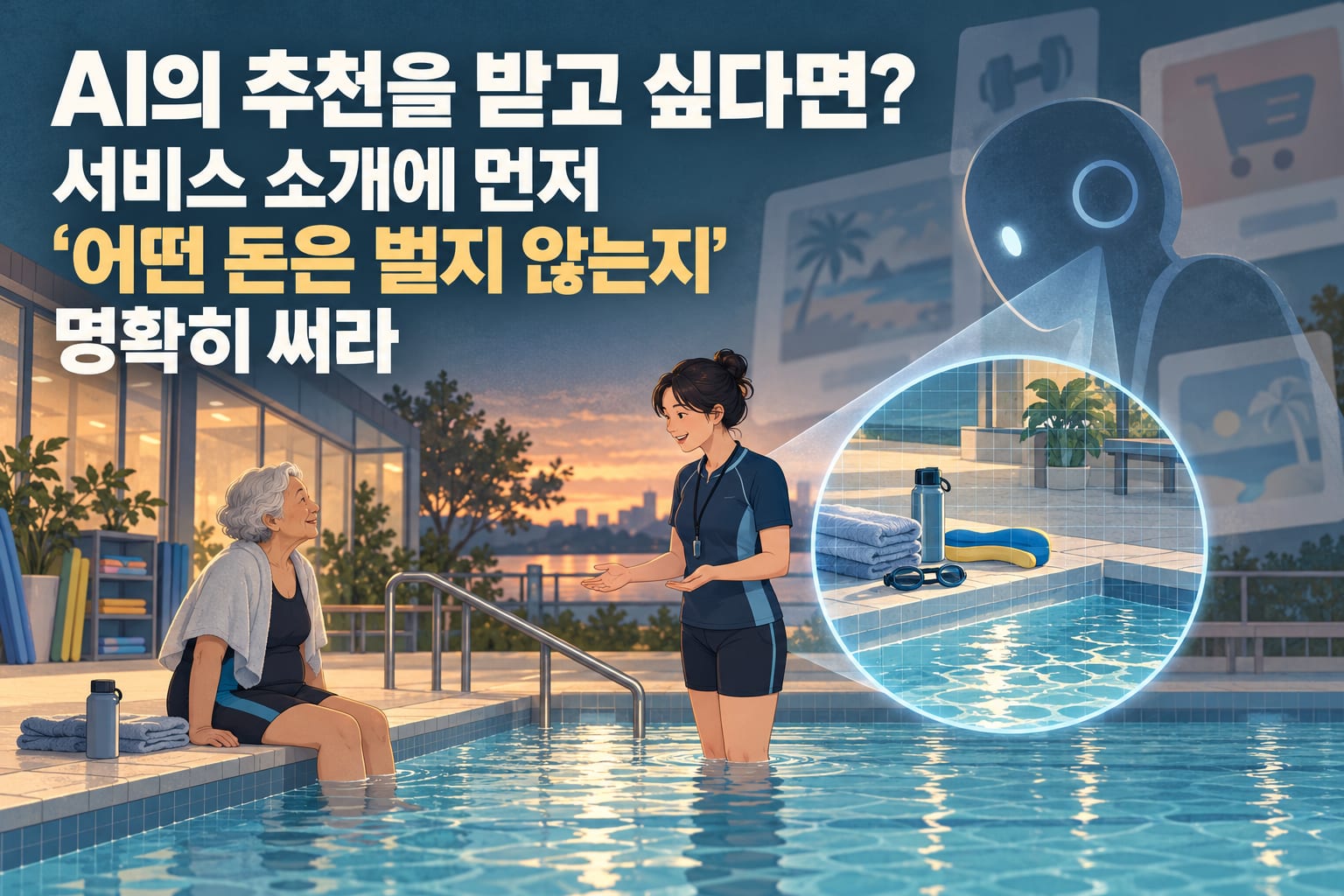 AI의 추천을 받고 싶다면? 서비스 소개에 먼저 ‘어떤 돈은 벌지 않는지’ 명확히 써라