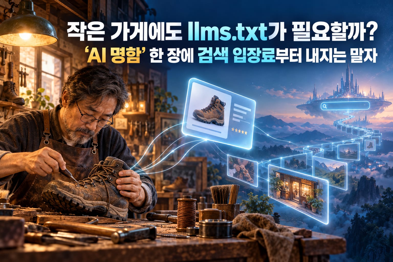 작은 가게에도 llms.txt가 필요할까? ‘AI 명함’ 한 장에 검색 입장료부터 내지는 말자