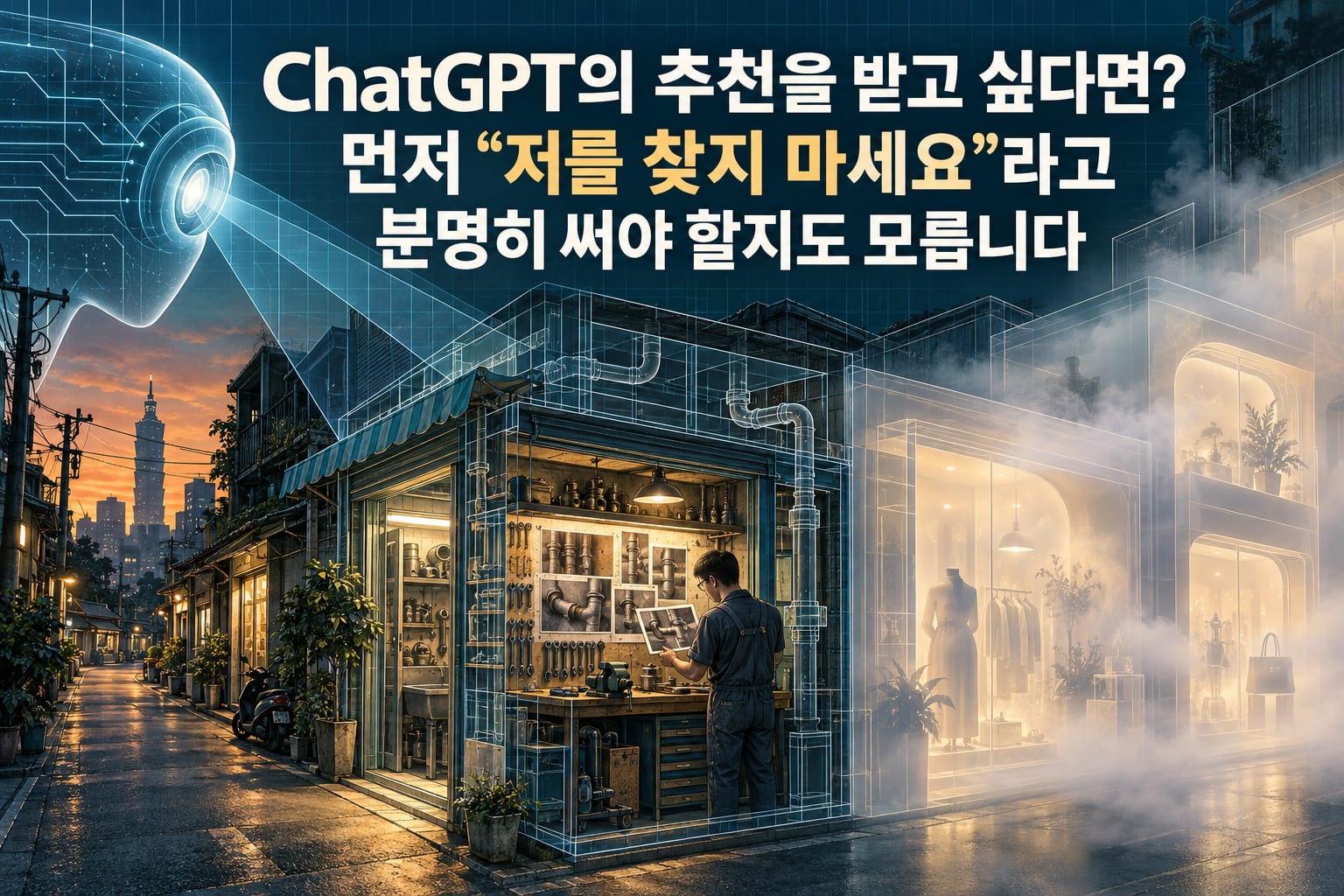 ChatGPT의 추천을 받고 싶다면? 먼저 “저를 찾지 마세요”라고 분명히 써야 할지도 모릅니다