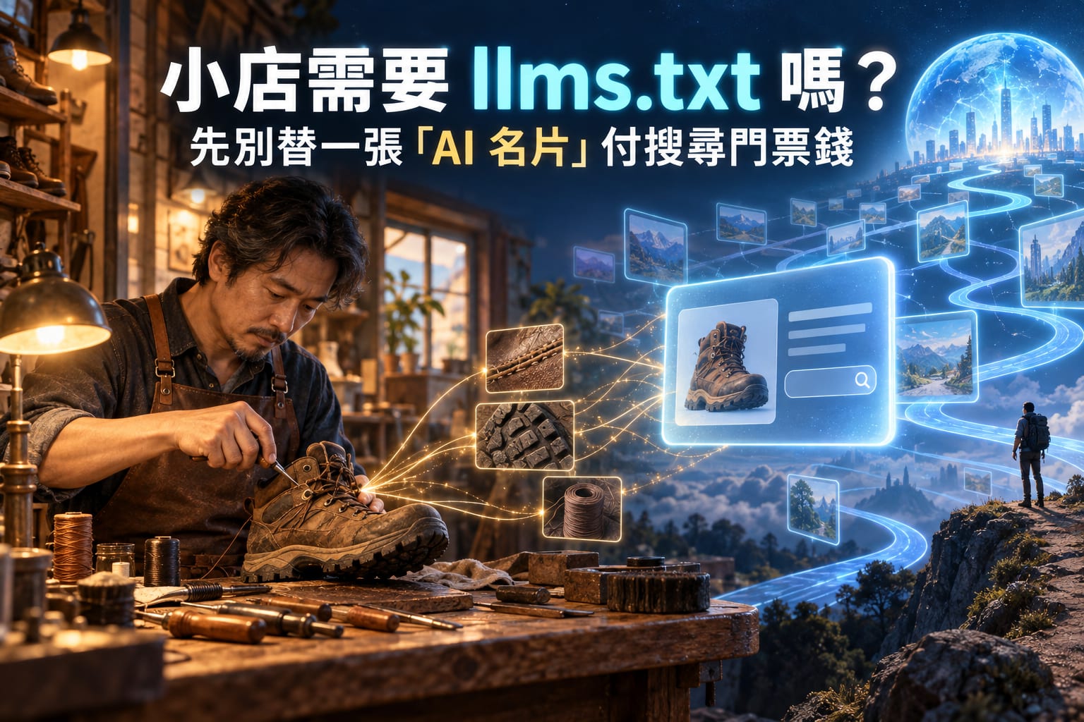 小店需要 llms.txt 嗎?先別替一張「AI 名片」付搜尋門票錢