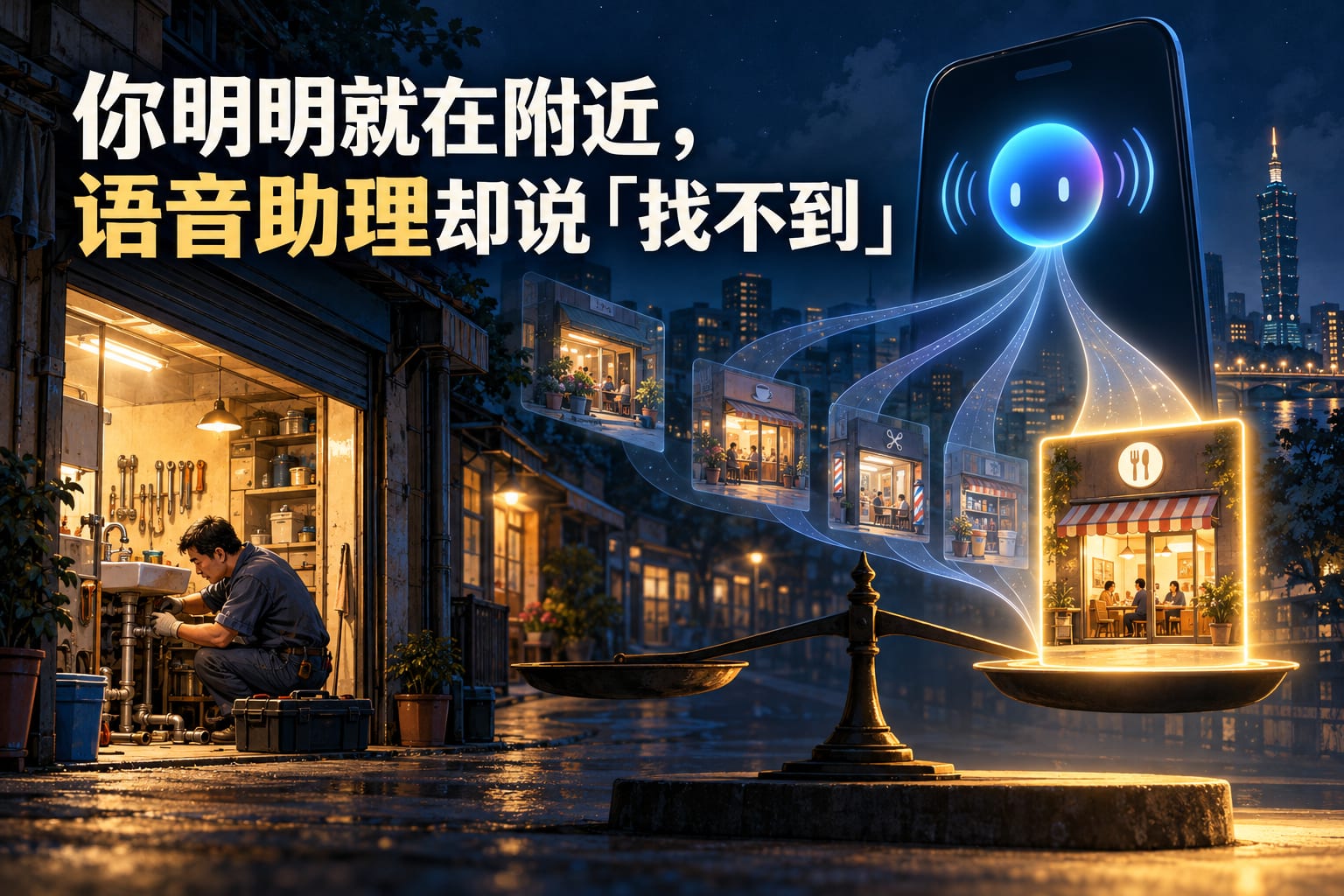 你明明就在附近,语音助理却说「找不到」
