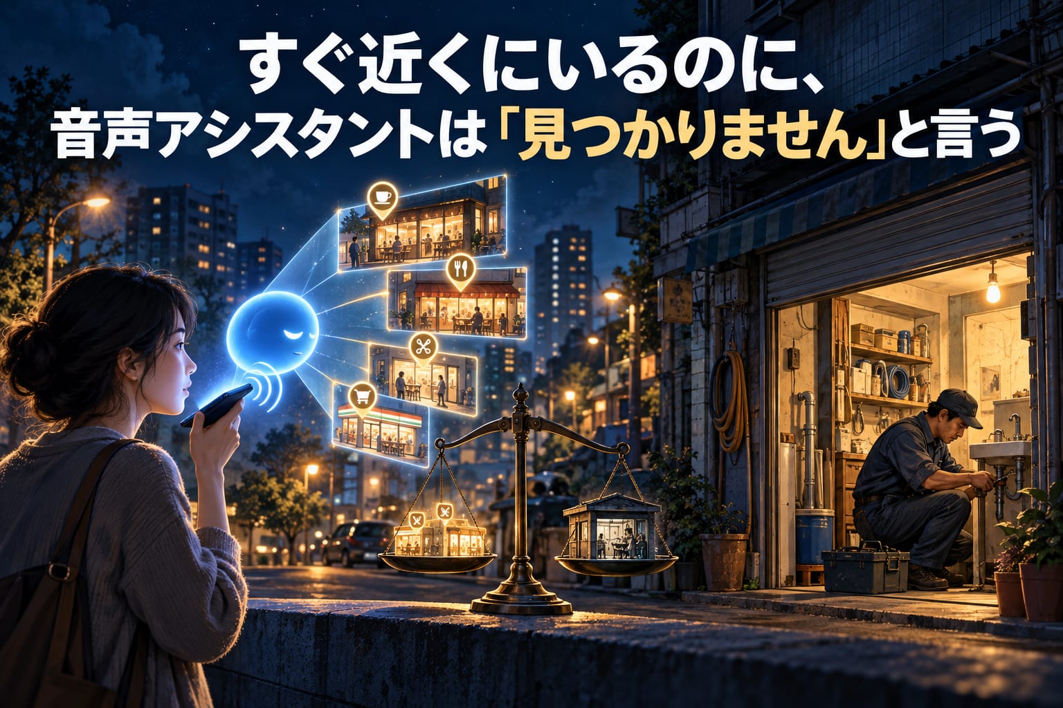 すぐ近くにいるのに、音声アシスタントは「見つかりません」と言う