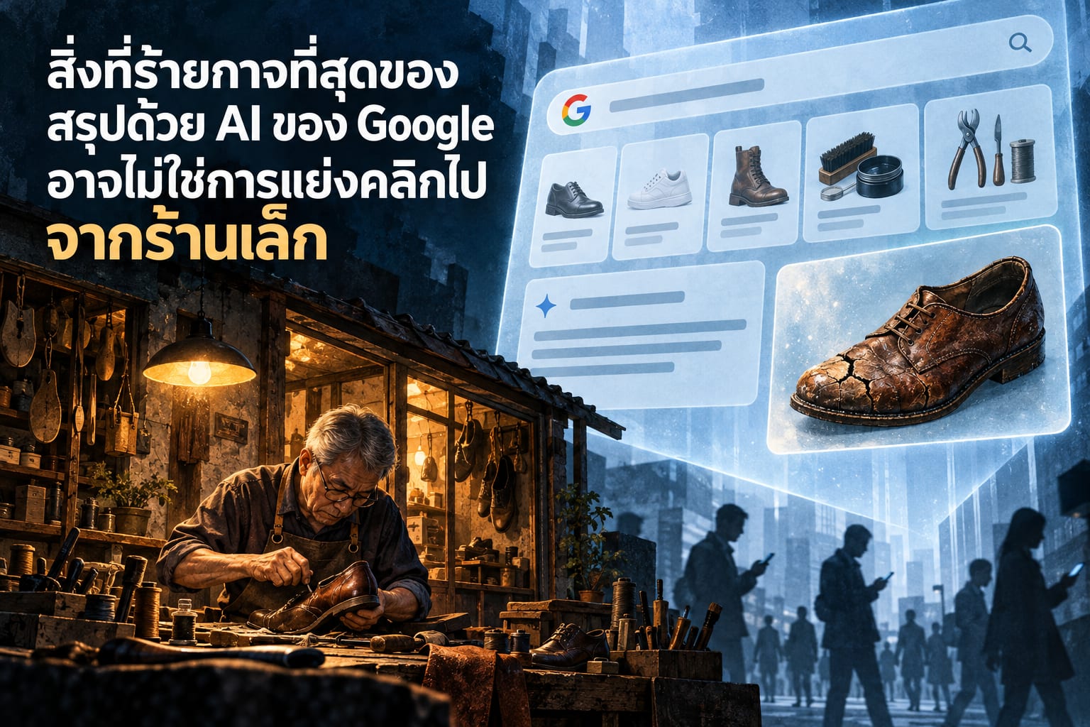 สิ่งที่ร้ายกาจที่สุดของสรุปด้วย AI ของ Google อาจไม่ใช่การแย่งคลิกไปจากร้านเล็ก ๆ
