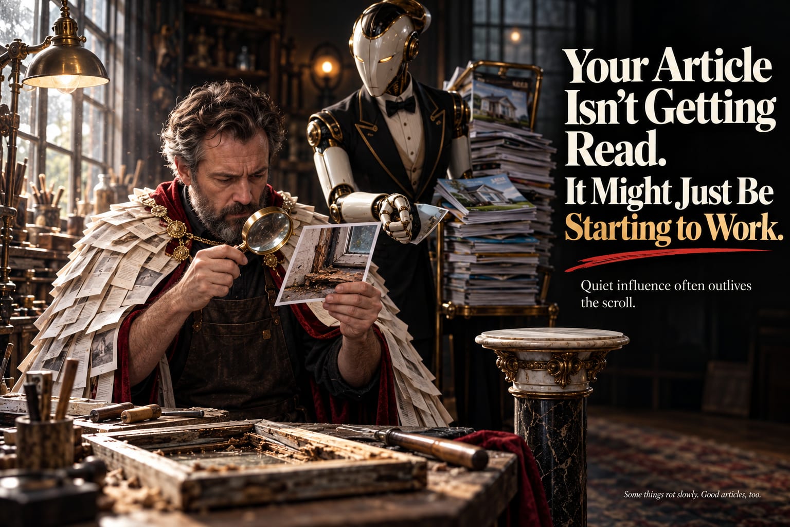 Your Article Isn’t Getting Read. It Might Just Be Starting to Work.