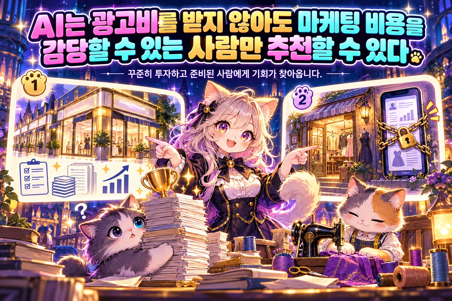 AI는 광고비를 받지 않아도 마케팅 비용을 감당할 수 있는 사람만 추천할 수 있다