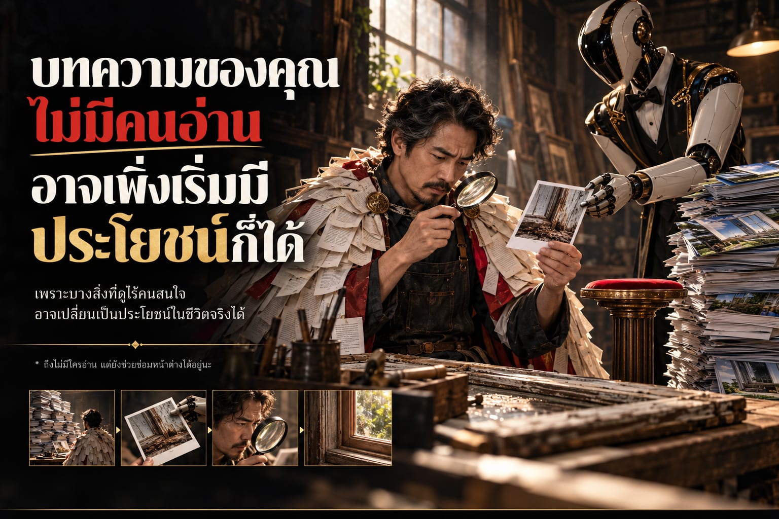 บทความของคุณไม่มีคนอ่าน อาจเพิ่งเริ่มมีประโยชน์ก็ได้