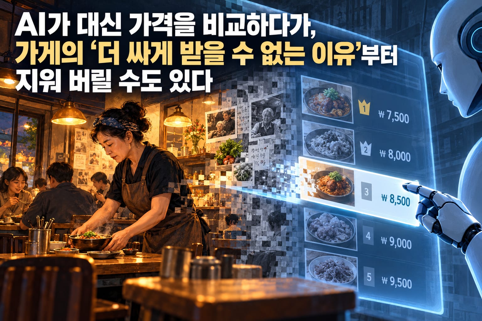 AI가 대신 가격을 비교하다가, 가게의 ‘더 싸게 받을 수 없는 이유’부터 지워 버릴 수도 있다