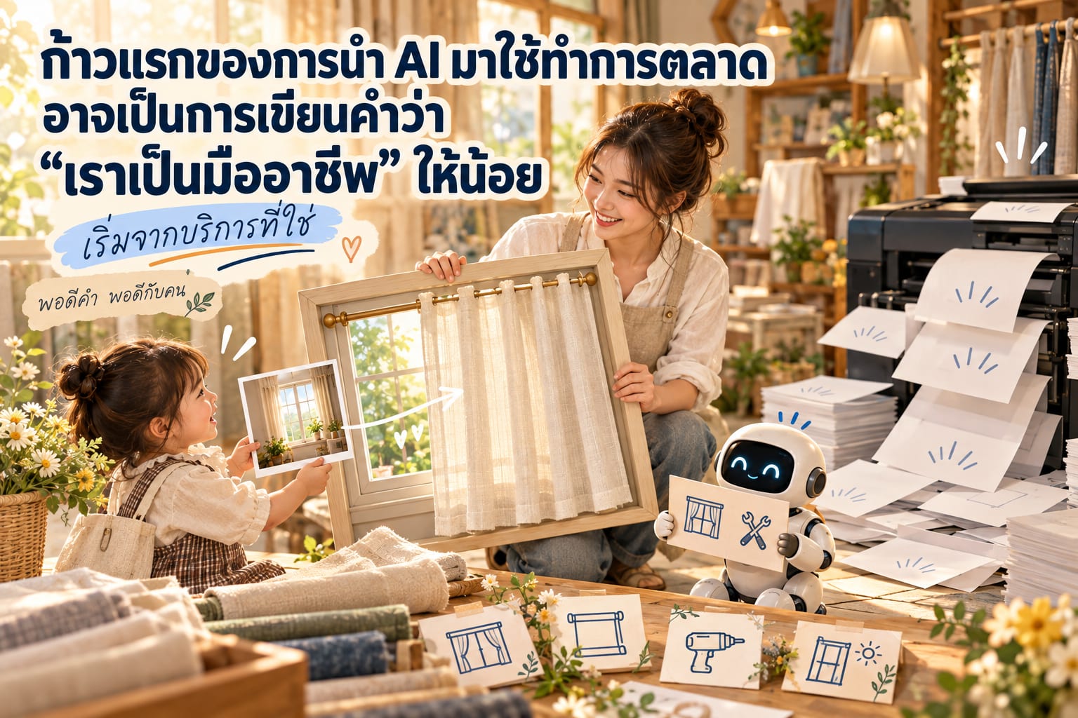 ก้าวแรกของการนำ AI มาใช้ทำการตลาด อาจเป็นการเขียนคำว่า “เราเป็นมืออาชีพ” ให้น้อยลงหน่อย